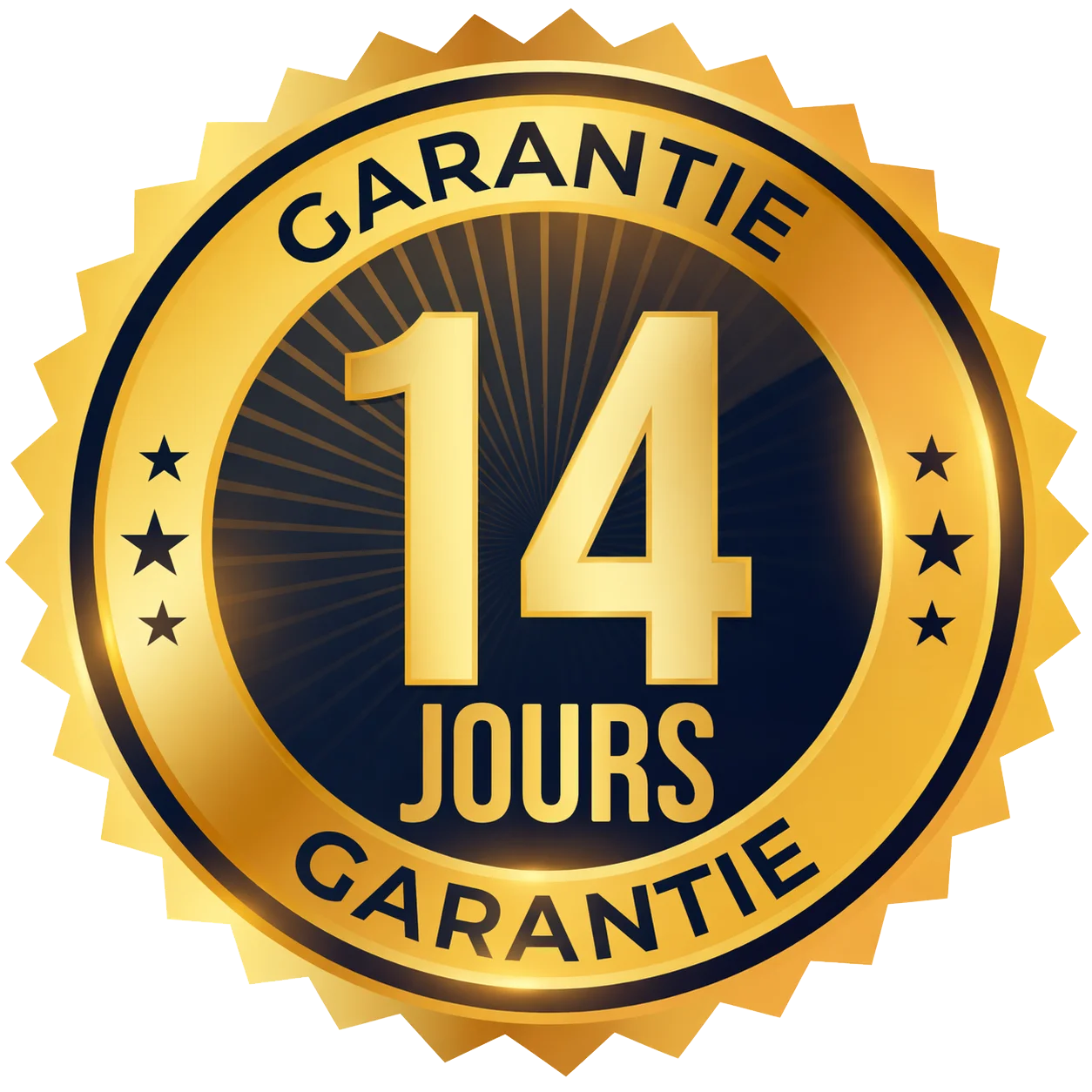 Sceau de garantie de 14 jours
