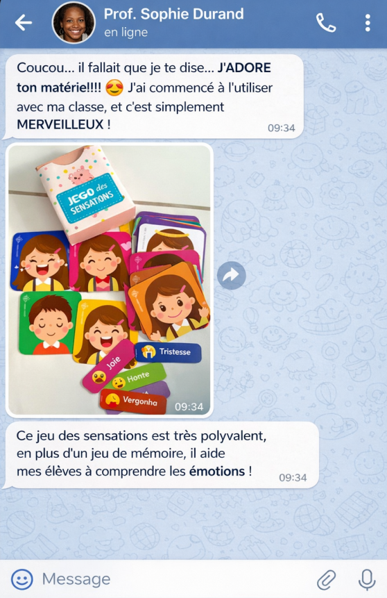 Capture d'écran de témoignage sur WhatsApp 2